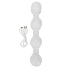 Led Vanity Mirror Lights, Multi Applications In Bathroom Or Dressing Room, Suction Cups And Adhesive Pads For Easy Installation For Halloween Parties
