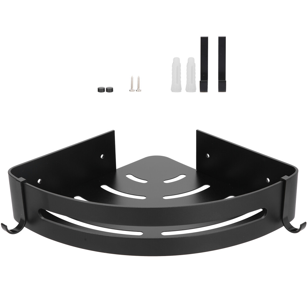 Waterproof Corner Shelf, No Drilling Required Shower Shampoo Holder Stainless Steel Space Saving Design Rustproof Bathroom Rack With Hooks For K