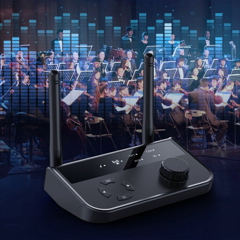5.3 Three-In-One Bluetooth Music Receiver Supports Optical Fiber Coaxial/AUX Digital Signal 3D Sound Quality B41
