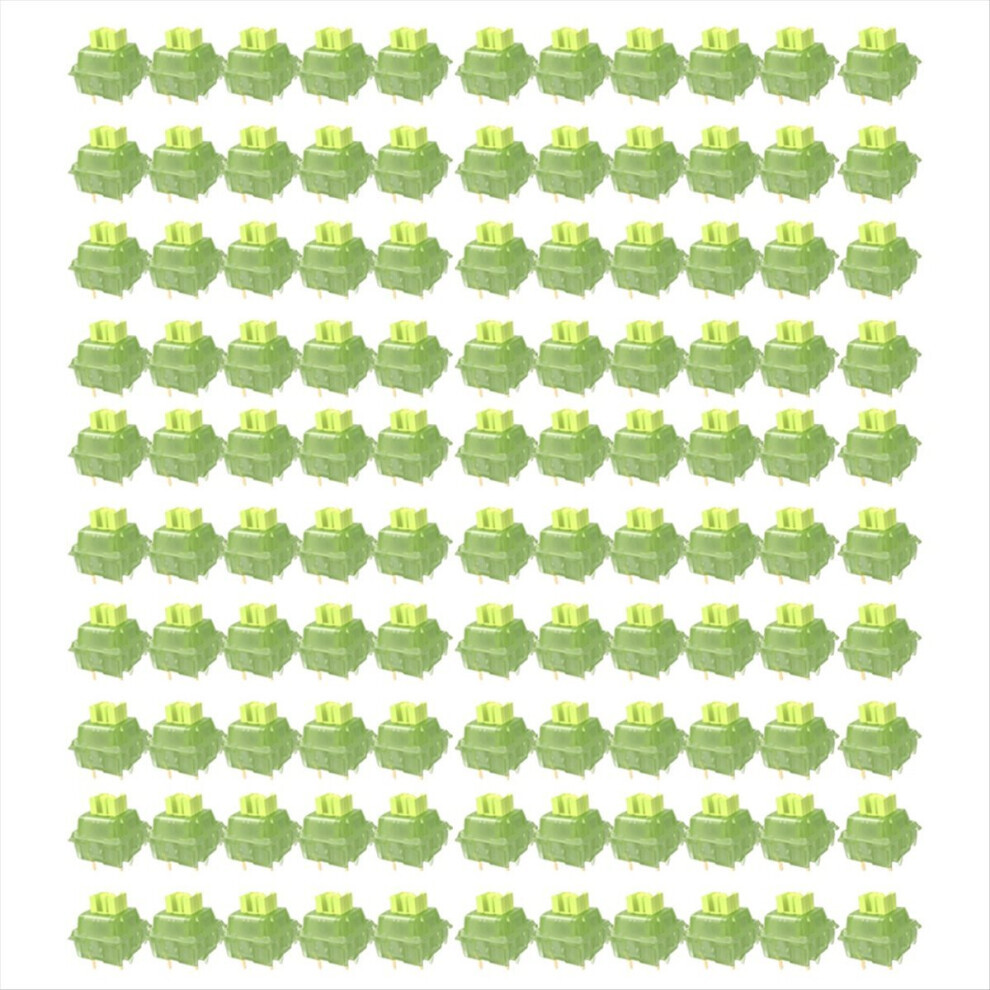 Green 110Pcs V3 Switch Lubed Silent Switches Mechanical Keyboard Linear Tactile 5Pin Hot Swap Pa66 Pre Lemon Shaft