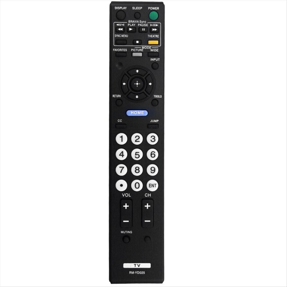 Replace RM-YD025 Remote Control TV 32L4000 37L4000 -19M4000 -19M4000/B -22L4000