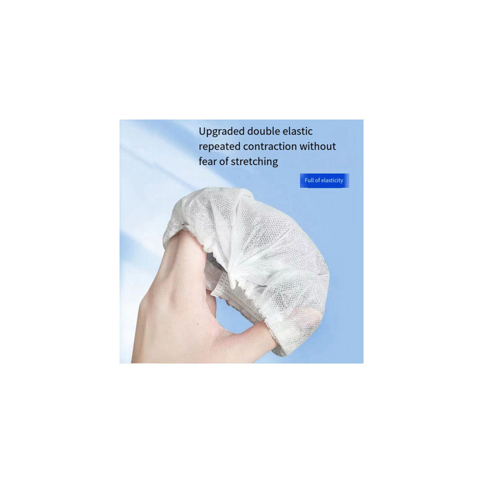 Blue 100Pcs/Set Gaming Cafe Disposable Headset Cover Non-Woven Headband Dustproof Sweatproof Cover,
