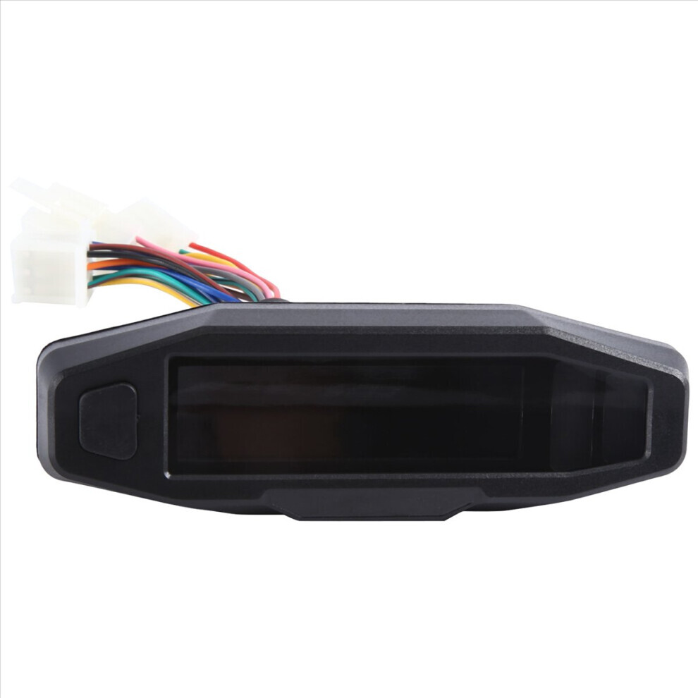 Light Universal Motorcycle Speedometer Tachometer Oil Gauge Hd Screen Digital Meters Instrument Cluster Turn Signal (A)