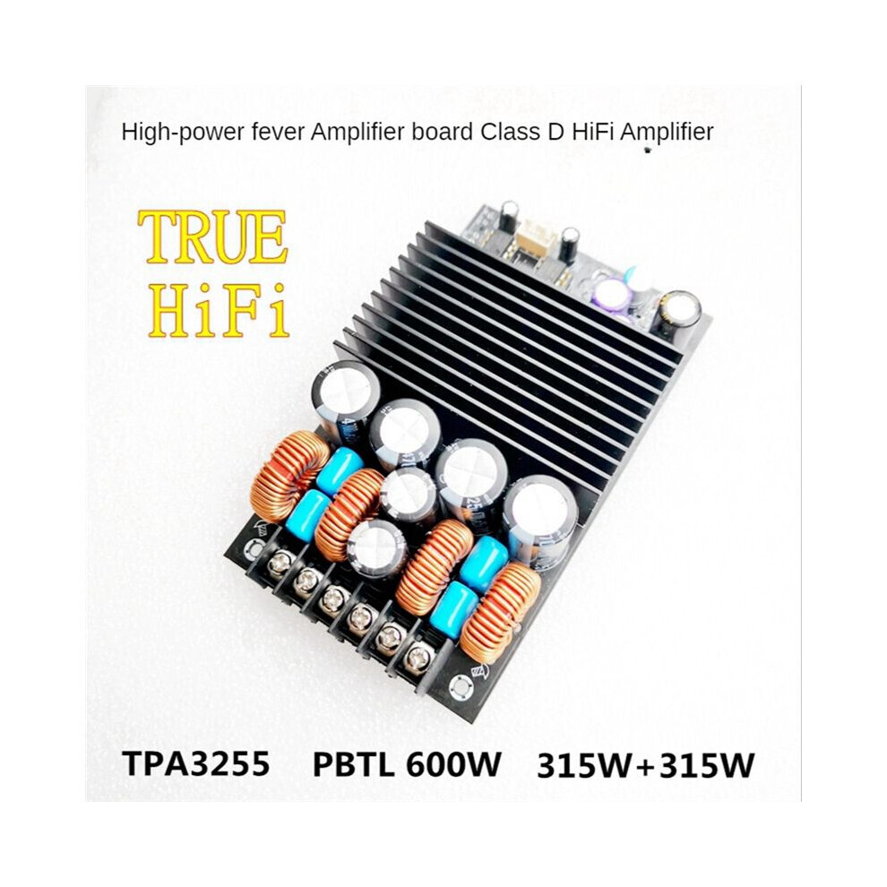 TPA3255 Fever HIFI Digital Amplifier Board 315W+315W High Power 2.0 Channel Stereo PBTL 600W Class D