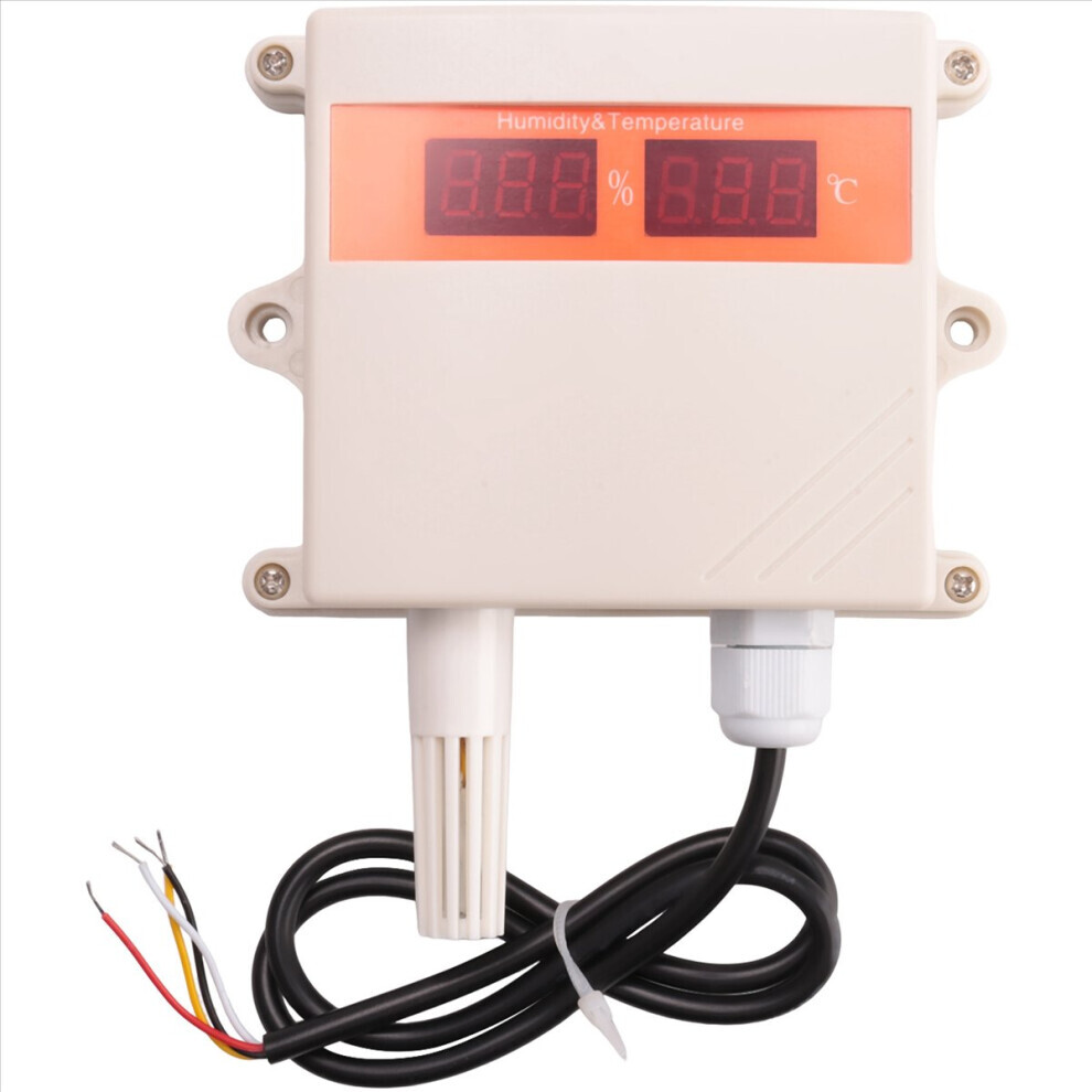 RS485 Temperature and Humidity Sensor Waterproof Digital Air Transmitter LED Display (C)