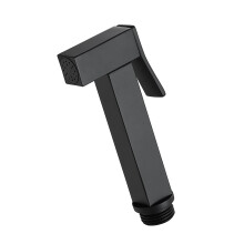Bidet Sprayer Brass Baby Cloth Diaper Sprayer Kit Square Set Wall Mount Toilet Kit Black