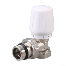 Radiator Angle Valve DN20 Brass Manual with Temperature Control and Easy Union Installation