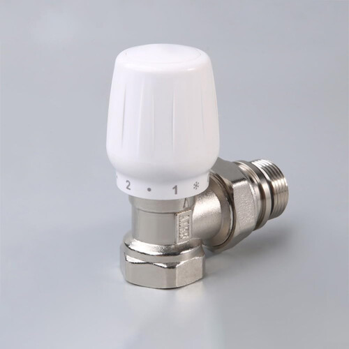 Radiator Angle Valve DN20 Brass Manual with Temperature Control and Easy Union Installation 1
