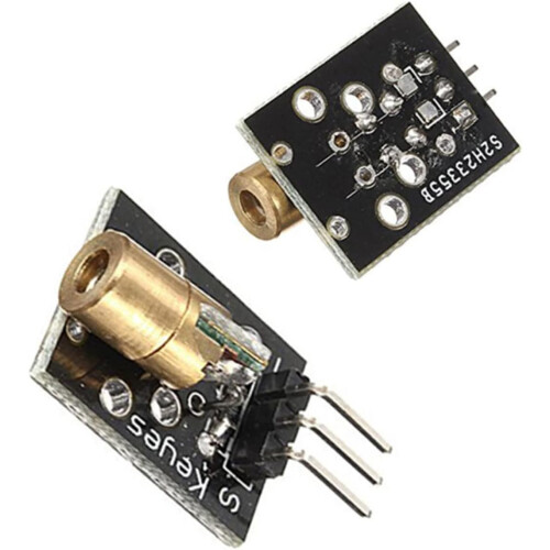 Laser Diode Module KY008 650nm 5V Red Laser Transmitter for Control and Pointer Applications 2