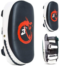 Leather Kick Shield Single Pad For Martial Arts Taekwondo Muay Thai Karate MMA Boxing