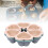 3 Pcs Heart Silicone Cake Pan Set, Non-Stick, Flexible Baking Molds 4