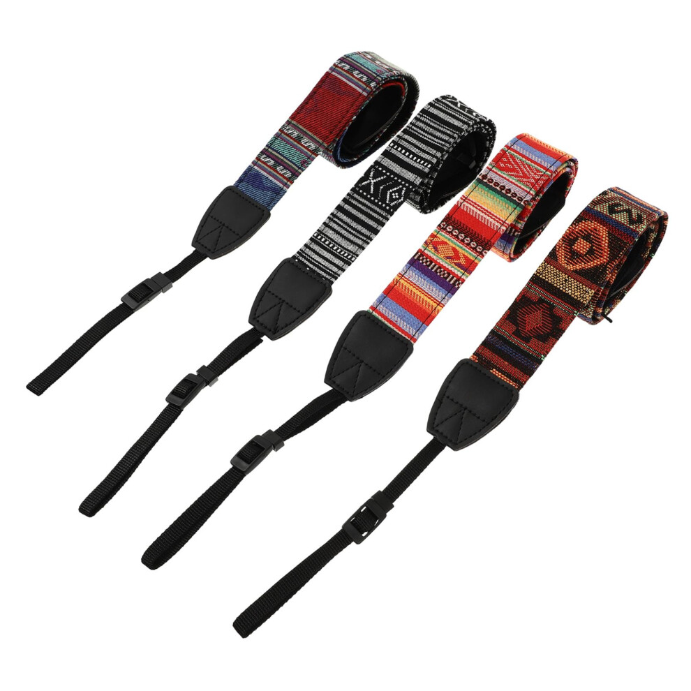 Ethnic Style Camera Shoulder Straps 4Pack Antislip Wide Belt Sling Compatible With Dslr And Digital Cameras Outdoor Use 9199774501972
