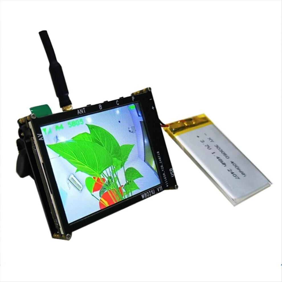 Micro-5.8G 56CH 2.4 Inch LCD 480x320px Auto Search FPV Monitor for RC Multicopter Drone Part