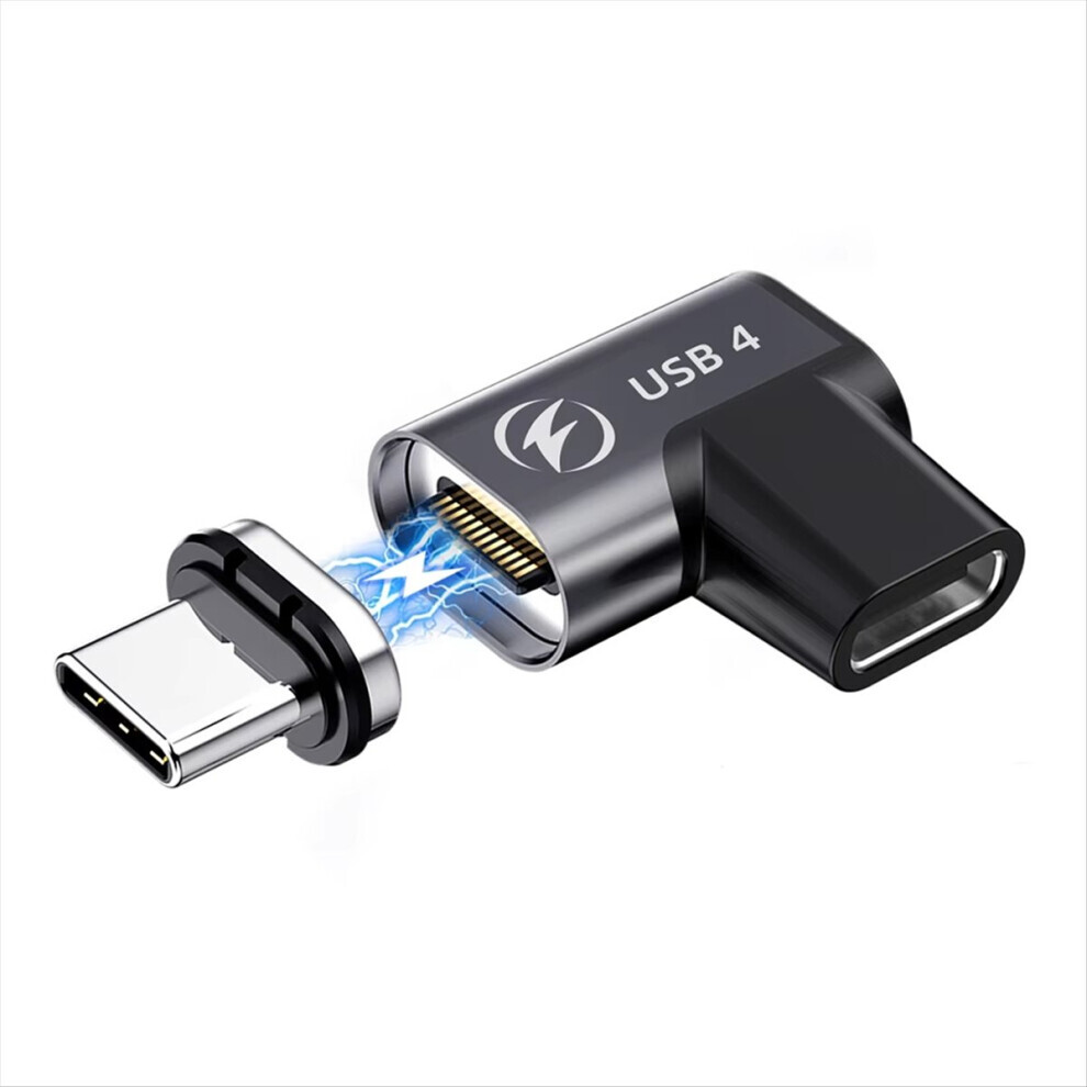 140W USB4.0 Magnetic Adapter USB C to Type 40Gbps Fast Charging Converter Cable Connector 8K@60Hz Adapter,B