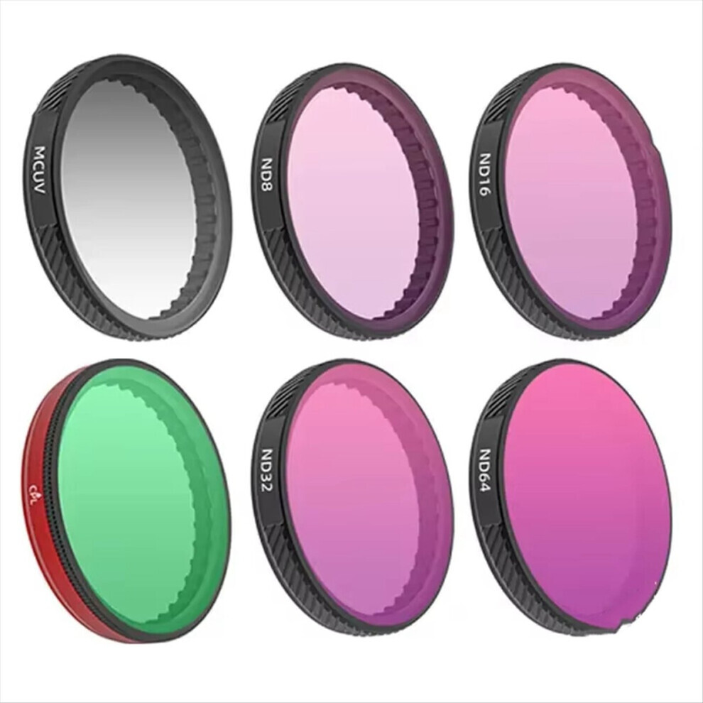 Black Filters Set For Action 5 Pro Filter Cpl Hd Optical Glass Lens Pro/3/4 Nd Accessories