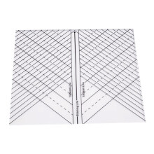 Acrylic Patchwork Arc Quilting Straight Ruler 1Piece Quilting Template For Sewing Machines DIY Sewing Tools