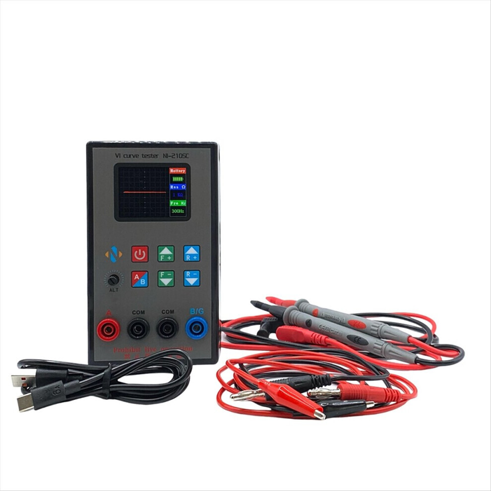3000mAh Handheld Dual-Channel VI Curve Tester with 2.0inch Screen Circuit Board Online Detection