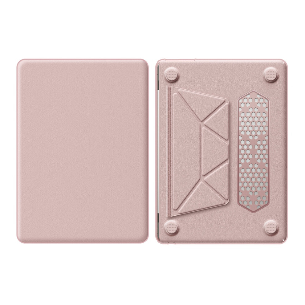 Pink Business Laptop Case For Pro 16 A2485/A2780/A2991 Anti-Drop Leather Pu Cover