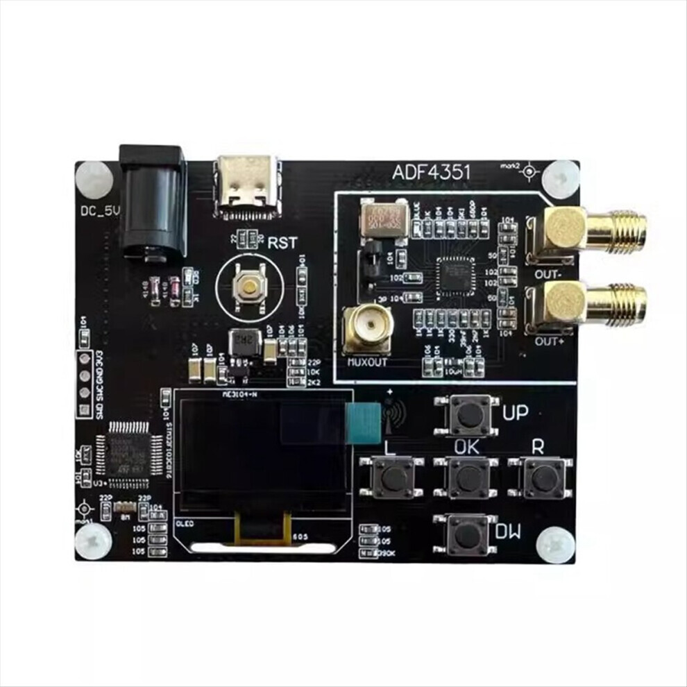 ADF4351 Signal Generator 35MHz-4400MHz Source Module with 0.96 Inch Oled Display