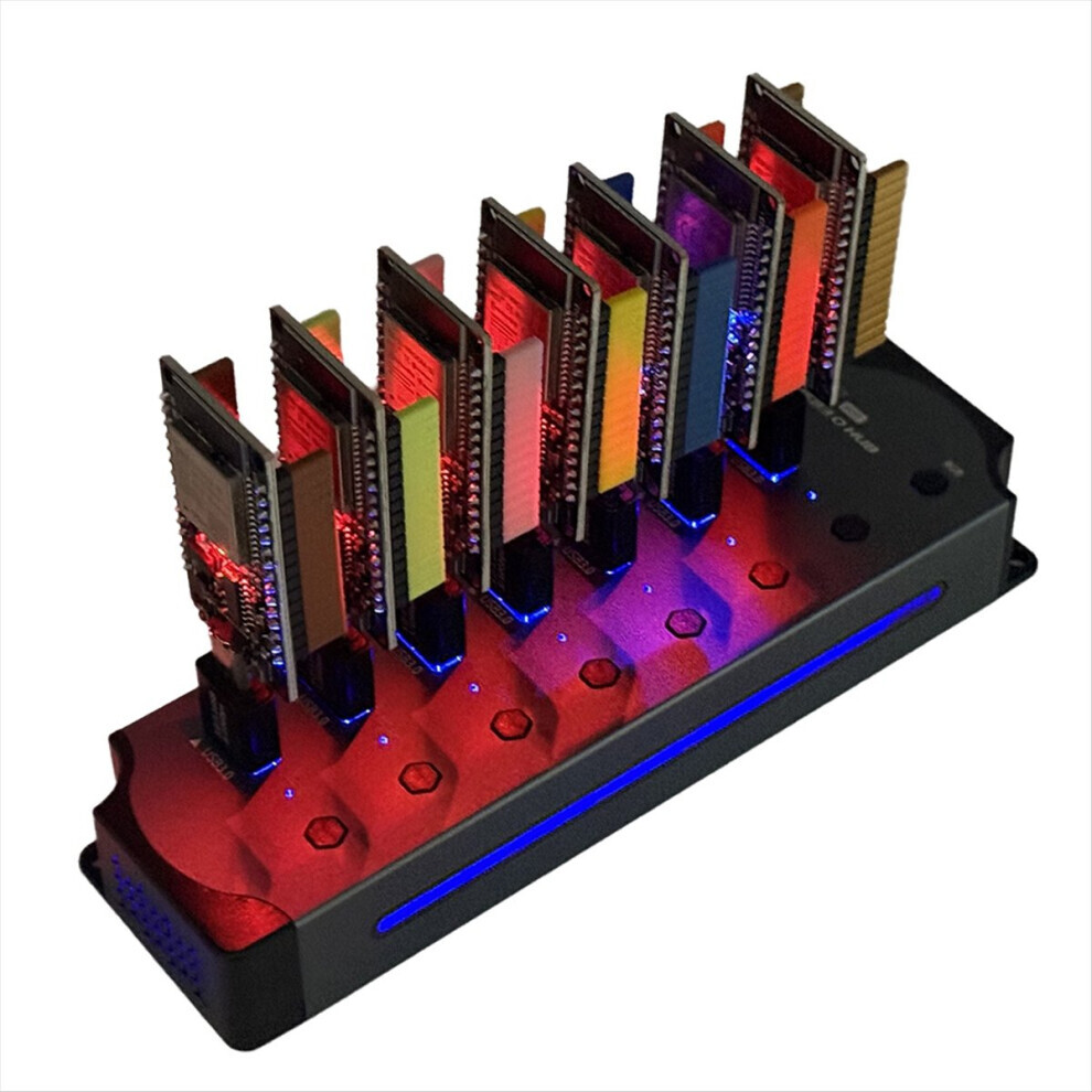 NerdMiner Hub 2600KH/S Solo Lottery Miner 7X370KH/S Combo Kit Bitcoin BTC Asic Mining Crypto Station