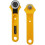 Rotary Cutter 28mm Patchwork Roller Wheel Stainless Steel Blade Plastic Handle Leather Fabrics Compatible Durable Design 5