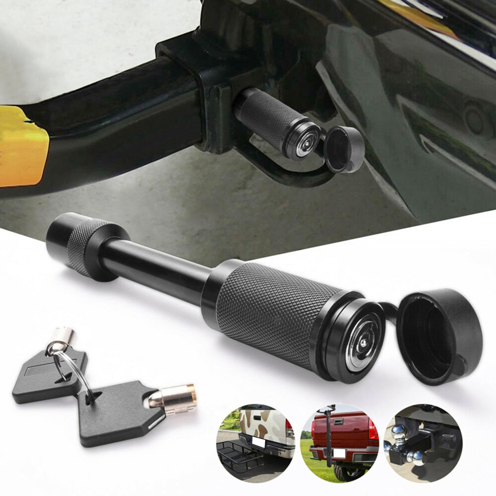 Aluminium Alloy Trailer Hitch Lock 5/8In Plum Blossom Core With 2 Keys For Rvs 3431378530825