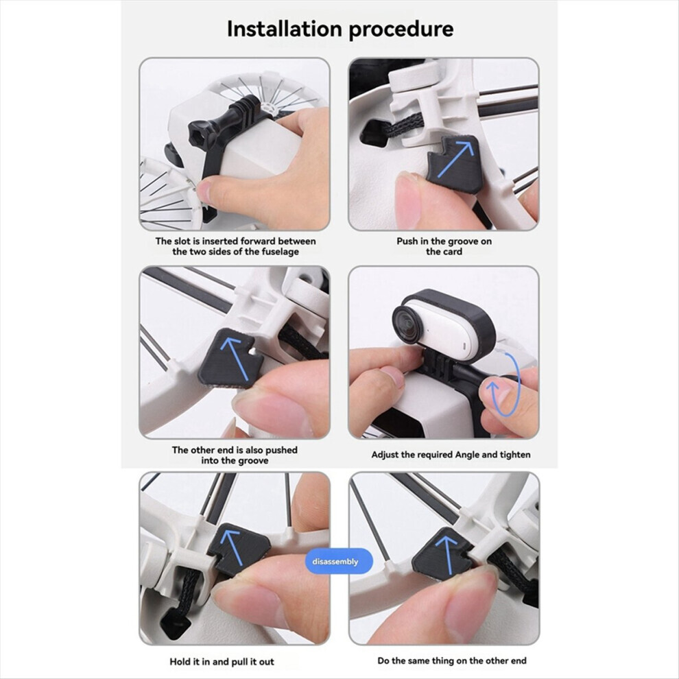 Upper Expansion Bracket for Flip Drone Extension Top Action Camera Holder /Go3s Adapter Accessories