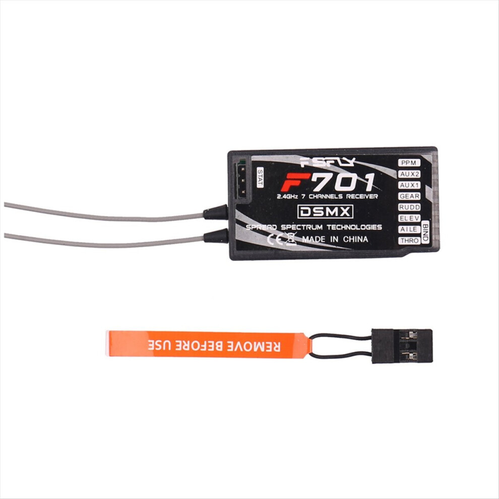 F701 2.4GHz Receiver Dual Antenna 7CH RC PPM Compatible with JR Remote Control for FPV Drone