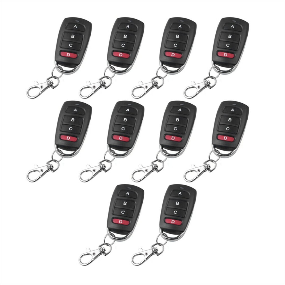 433MHz Copy Remote Control Electric Garage Door Opener Wireless Controller Duplicator Cloning Code Transmitter 10Pcs