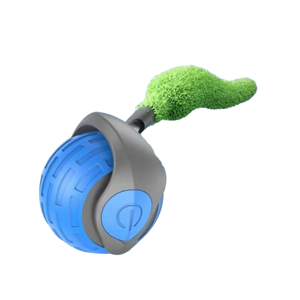Blue New-Generation Interactive Cat Toy Indoor Smart Ball Automatic Moving With Tail