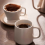 Ceramic White Hand Brewed Coffee Mug with Built-in Filter 4