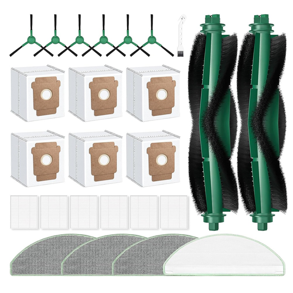 Replacement Parts Compatible with Essential Y0110/Y0140/Q0120/Q011/Q052/ 104 Robot Vacuum Cleaners