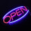 Neon LED Open Sign USB Powered - Wall Door Store Decor Energy Efficient 3