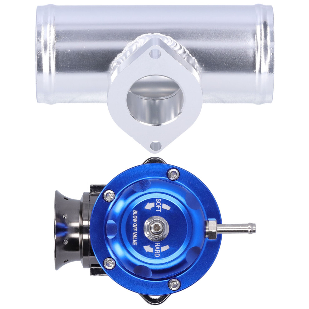 Aluminium Billet Turbo Blow Off Valve 2.5In Flange For Rs & Type-S Blue 8391378534337