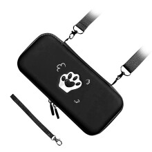 Elegante custodia da viaggio sottile per Nintendo Switch, in materiale PU rigido protettivo antiurto, con dettagli interni squisiti e slot per schede