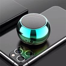 Hordozható Bluetooth hangszóró hangsegéddel és érintésvezérléssel, univerzális töltő mini hangszóró kiváló hangminőséggel és dupla