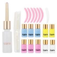 Kit profissional de lifting de cílios para resultados seguros e eficazes. Kit de permanente de cílios com ingredientes não tóxicos para uma