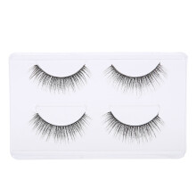 Vippeextensions, Flat Lash Technology Naturlig full vippekant, Supertynn vippebånd, Perfekt for profesjonell salong eller hjemmebruk (2 par)