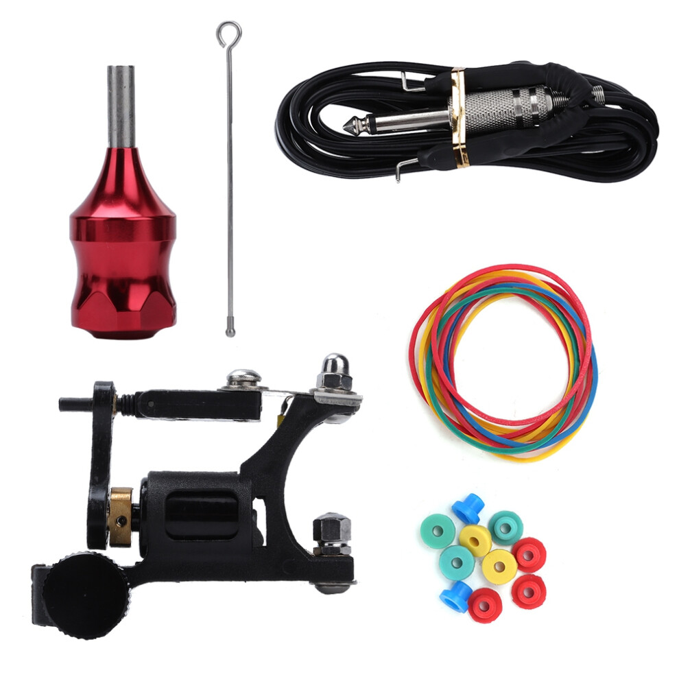 Complete Tattoo Kit, Designed For Tattoo Artists, Features Powerful Motor, Low Noise, Low Vibration, Compact Tattoo Machines, Carry Case, Power