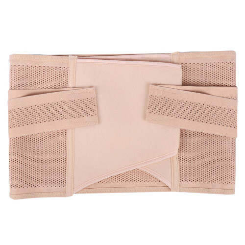 Breathable Comfort Binder, Postpartum Recovery Instant Slimming Effect Shaper, Versatile Sizing Abdominal Compression Belt for Core Muscles Support