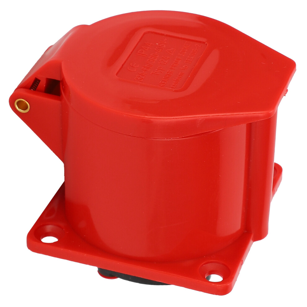 32A 3 Phase Ip44 Industrial Waterproof Socket 380V/415V 3P+E 9461378536200