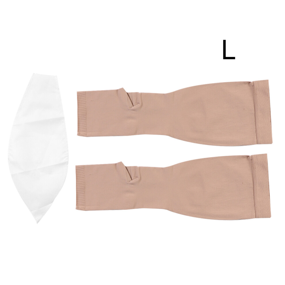 Supportive Arm Compression Sleeve For Lymphedema Seamless Construction With Premium Comfort Clima-Comfort Fabric To Address Upper Extremity Swelling