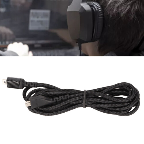 Αποσπώμενο καλώδιο ήχου συμβατό με SteelSeries Arctis, εύχρηστο πλεγμένο καλώδιο 2