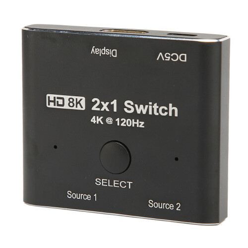 Variable Refresh Rate HDMI Switch With Exceptional Sound Quality And Wide Compatibility For PS5 Xbox Streaming Devices 1