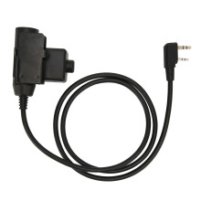 Taktischer Headset-Adapter für klaren Klang in lauten Umgebungen, verstärktes Kabel mit hoher Flexibilität und wasserdichtem Schutz, rutschfeste