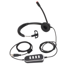 Enhanced Sound Headset with Digital Signal Processing, Long-lasting Comfort and Soft Earpads for Seamless Communication