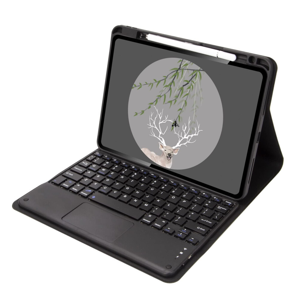 Keyboard Case For Pad 5/5 Pro, Detachable Bluetooth Keyboard, Pencil Holder, Touchpad Black 9199774502887