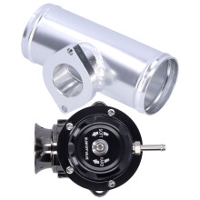 2.5in TypeRS Aluminium Turbo Blow Off Valve Universal Fit Black