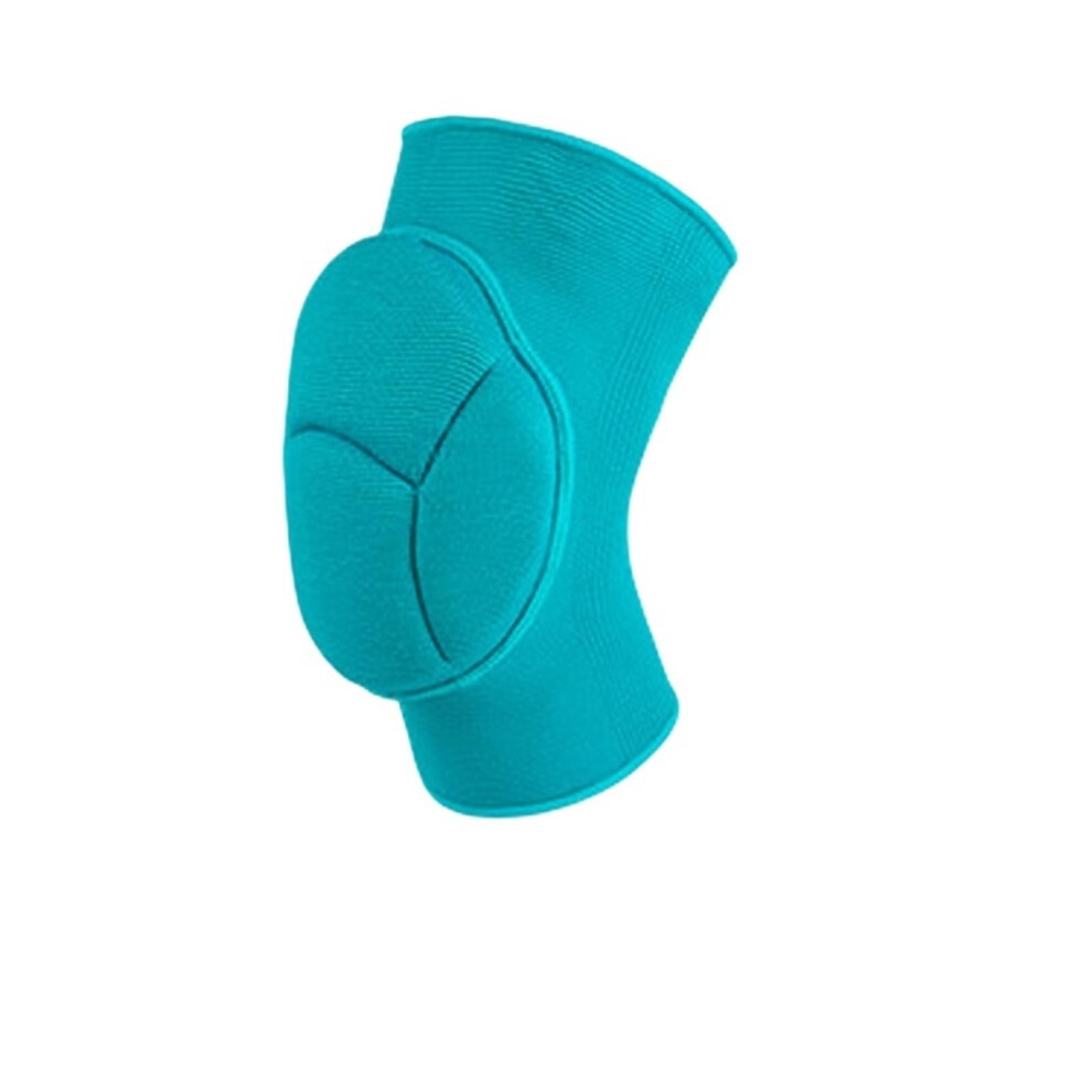 Blue Sports Knee Brace With Compression Support, Breathable Elastic Fit For Running Dance Yoga, S