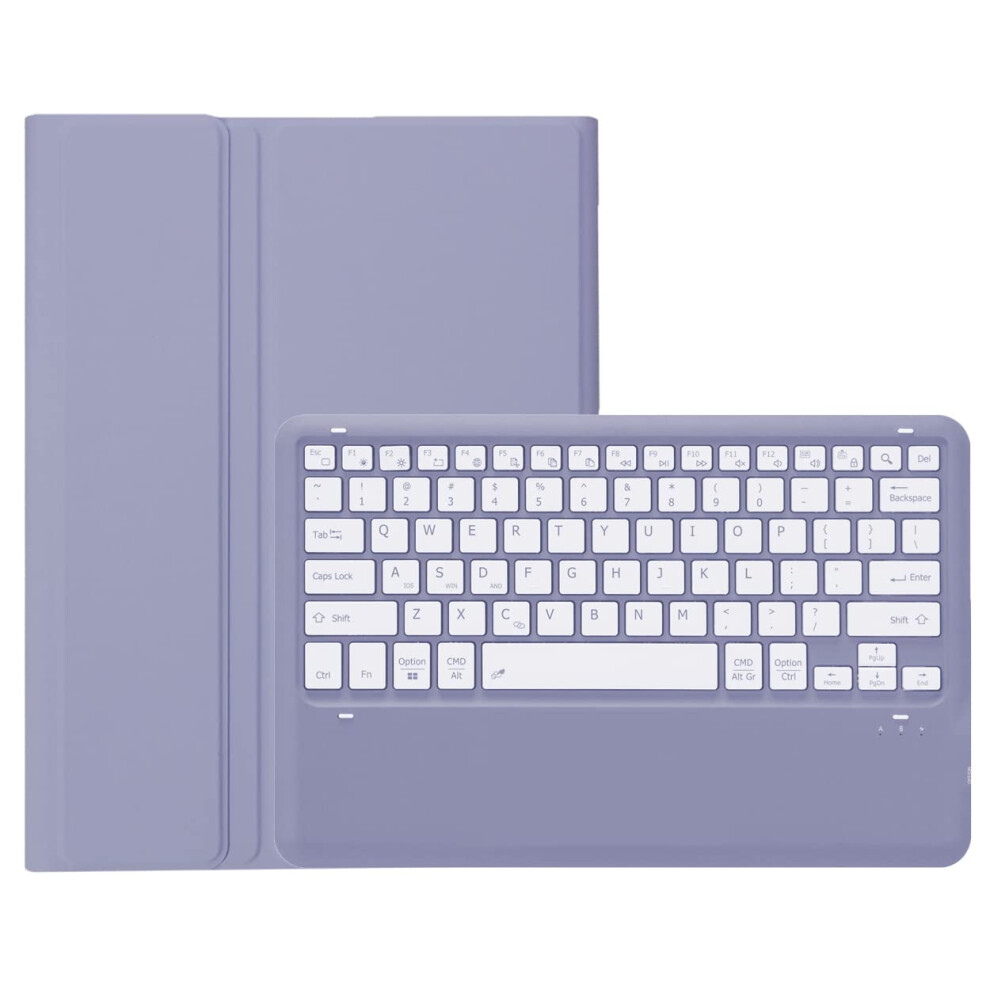 Keyboard Cover Folio Case For Pad 8 And Tablet 8 12Inch, Detachable Bluetooth Keyboard, Purple 9199774503013